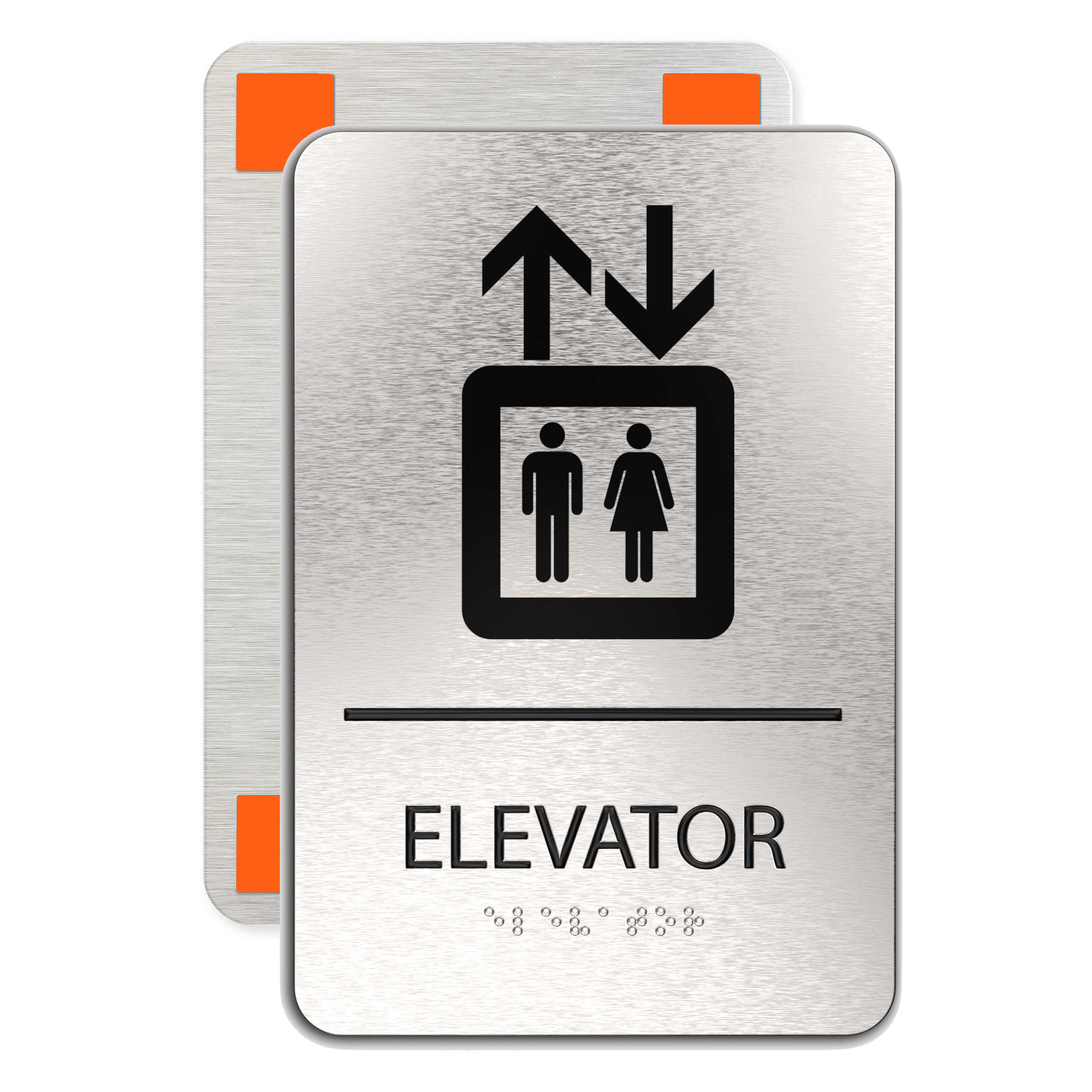 Elevator sign outlet